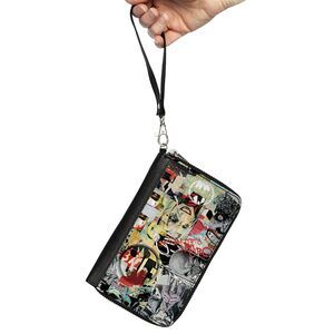 5933 PU Zip Around Wallet Rectangle-Batman, 7.5"x4.5"